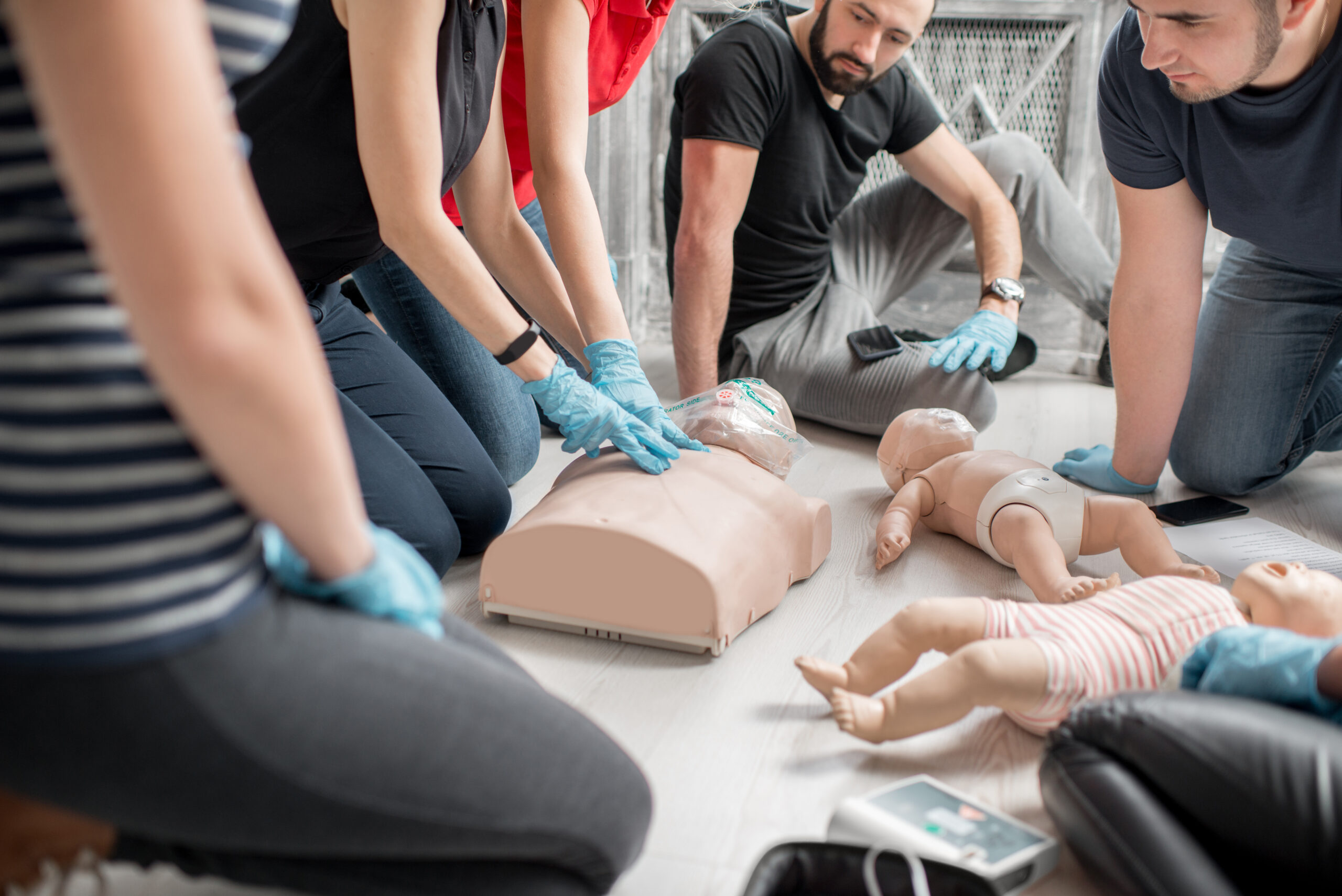 First aid training