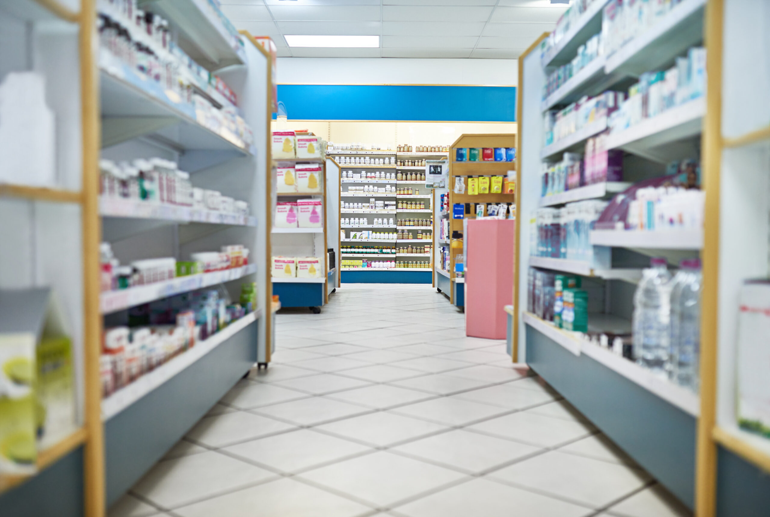 Your one stop pharmaceutical shop. Shot of the inside of a pharmacy
